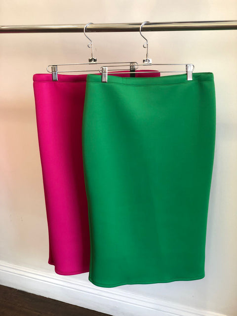 Scuba Knit Pencil Skirt