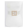 More Pearls Please Pearl Beaded Square Belt