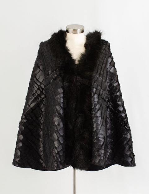 Velvet Fur Cape