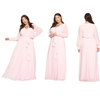 Pink Plus Size Maxi Dress