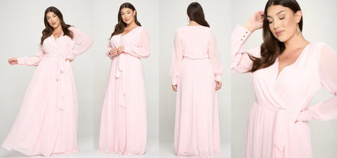 Pink Maxi Dress  (Misses)