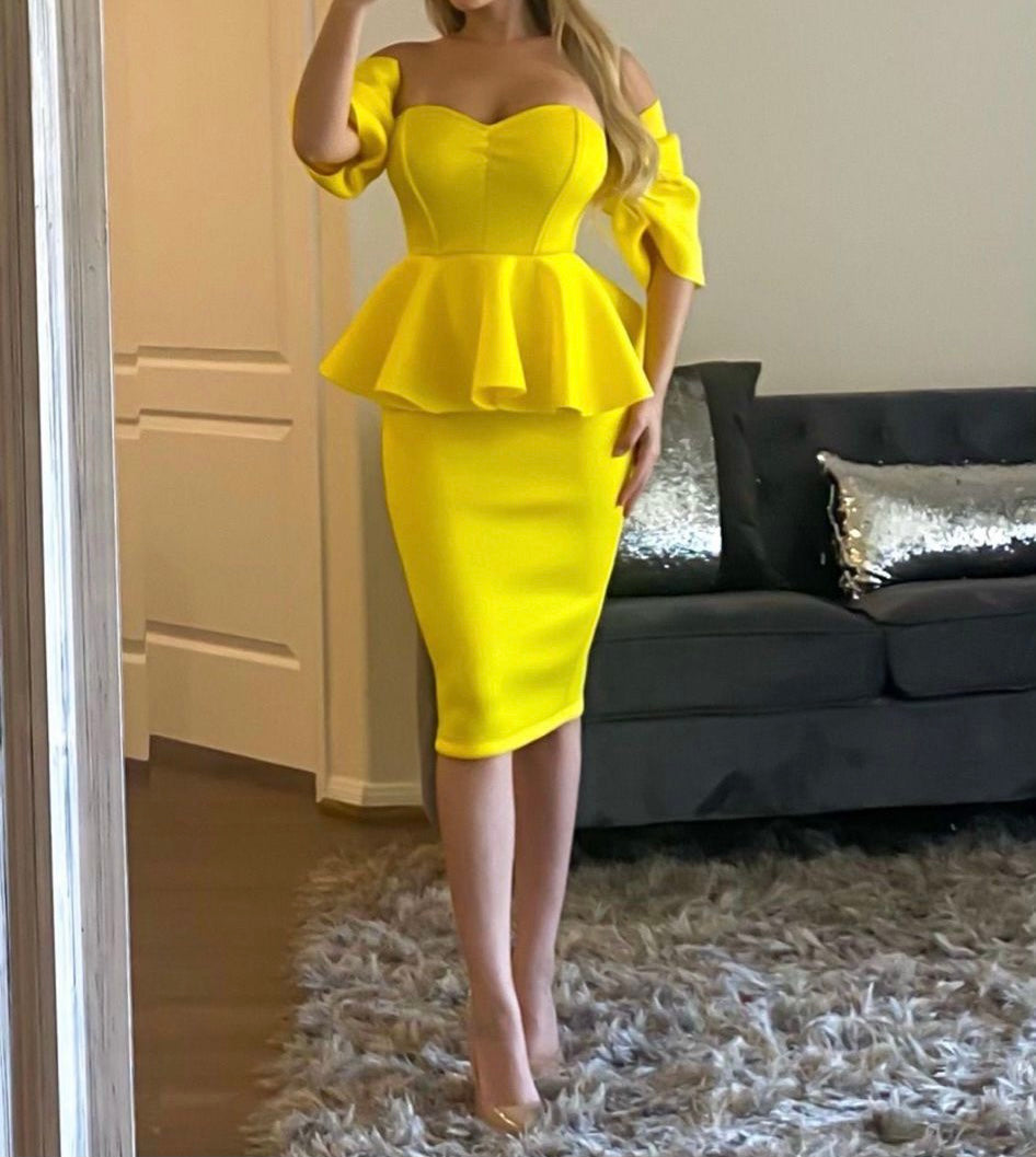 Corset Dress W/Peplum– A Perfect Piece, LLCWomen's Fashion Boutique
