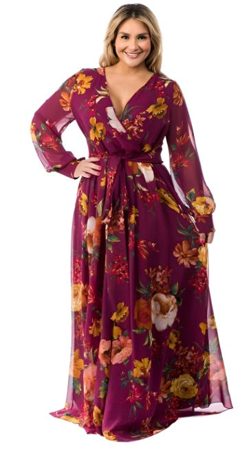 Floral Fusion Maxi Dresses